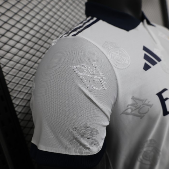 Player Version 2025-2026 Real Madrid White Special Edition Soccer Jersey Real Football Shirt