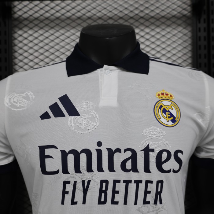 Player Version 2025-2026 Real Madrid White Special Edition Soccer Jersey Real Football Shirt