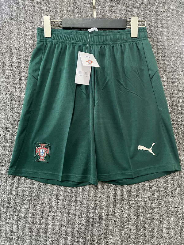Fan Version Portugal 2025 Home Soccer Shorts Football Shorts