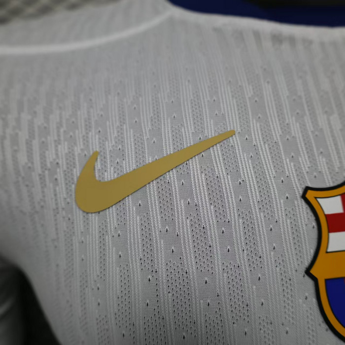 Barca Camisetas de Futbol Player Version 2025-2026 Barcelona White Special Edition Soccer Jersey