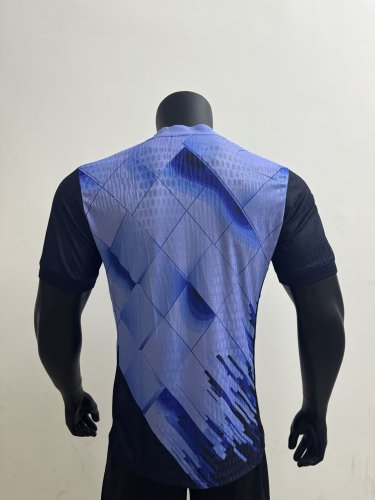 Player Version 2025-2026 AS Monaco Purple Soccer Pre-match Jersey Football Shirt