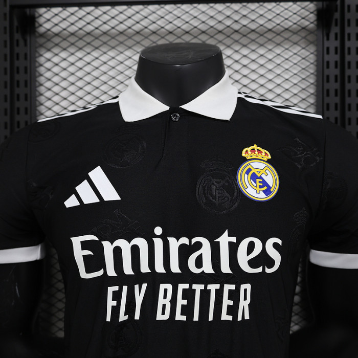Player Version 2025-2026 Real Madrid Blue Special Edition Soccer Jersey Real Football Shirt