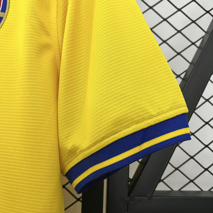 Retro Jersey 2013-2014 Arsenal Away Yellow Soccer Jersey Vintage Football Shirt