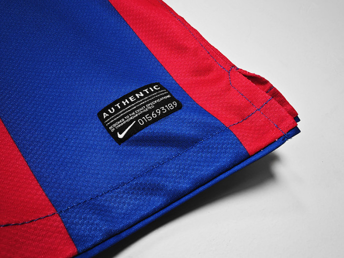 with Front Lettering Retro Jersey 2010-2011 Barcelona UCL Final Home Soccer Jersey Vintage Football Shirt