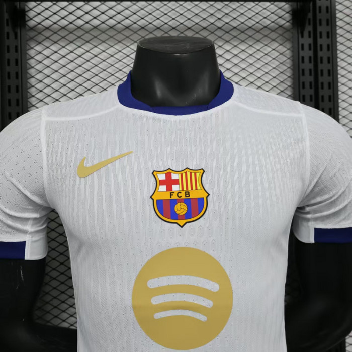 Barca Camisetas de Futbol Player Version 2025-2026 Barcelona White Special Edition Soccer Jersey
