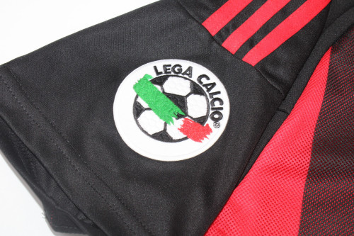 with Serie A Patch Retro Jersey 2002-2003 AC Milan Home Soccer Jersey Vintage Football Shirt