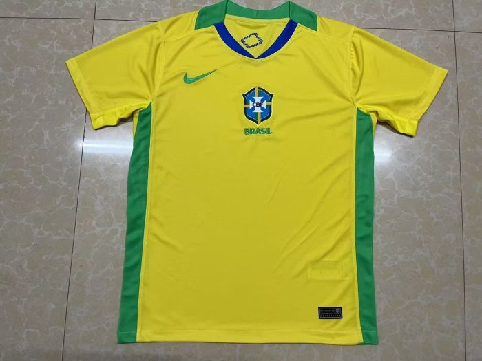 Fan Version 2025 Brazil Home Soccer Jersey Brasil Camisetas de Futbol