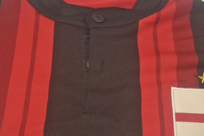 with Serie A+Trophy 7 Patch Retro Jersey 2014-2015 AC Milan Home Soccer Jersey Vintage Football Shirt