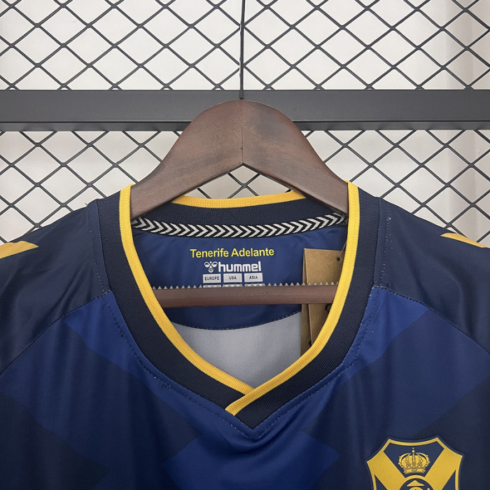 Fan Version 2024-2025 Tenerife Away Dark Blue Soccer Jersey Tenerice Football Shirt