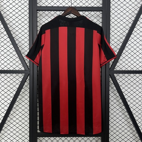 Retro Jersey 2003-2004 Ac Milan Home Soccer Jersey Vintage Football Shirt