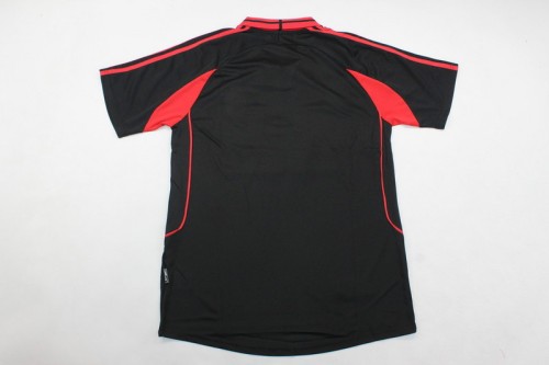Retro Jersey 2000-2001 AC Milan Away Black Soccer Jersey Vintage Football Shirt