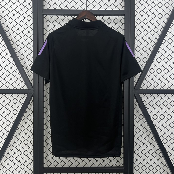 Fan Version 2025-2026 Colo-Colo Black Soccer Polo