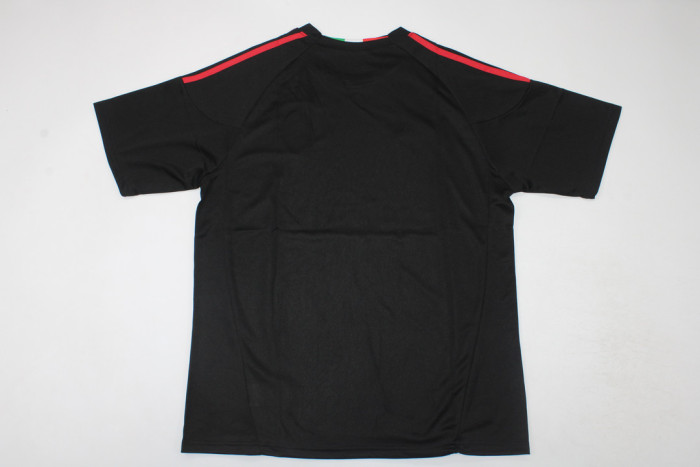 with Serie A+Trophy 7 Patch Retro Jersey 2010-2011 AC Milan Away Black Soccer Jersey Vintage Football Shirt