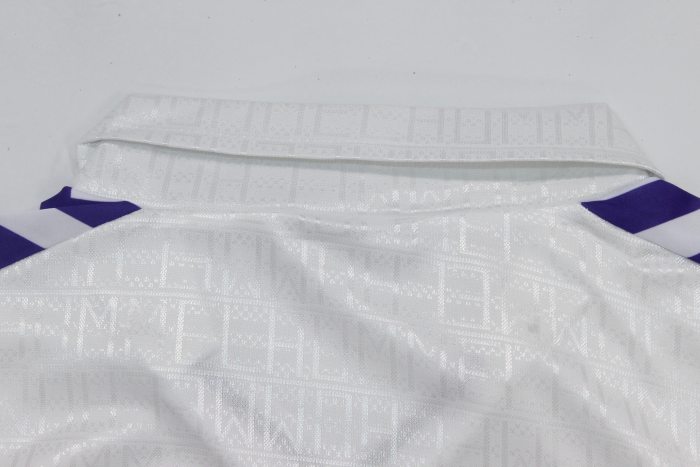 Retro Jersey 1989-1990 Real Madrid 8 Home Soccer Jersey Vintage Real Camisetas de Futbol