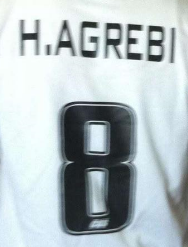 H.AGREBI 8 Lettering for CSS Jersey