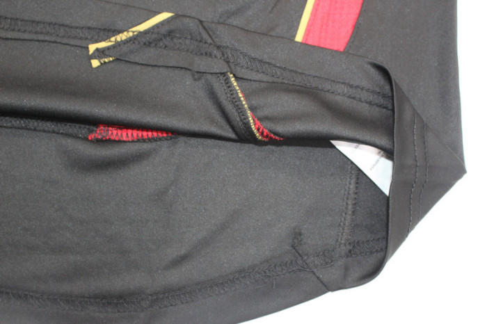 Long Sleeve Retro Jersey 2006-2007 AC Milan Away Black Soccer Jersey