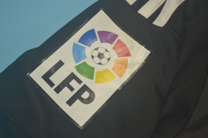 with Golden FIFA+Big LFP Patch Retro Jersey 2014-2015 Real Madrid RONALDO 7 Third Away Black Soccer Jersey Vintage Football Shirt