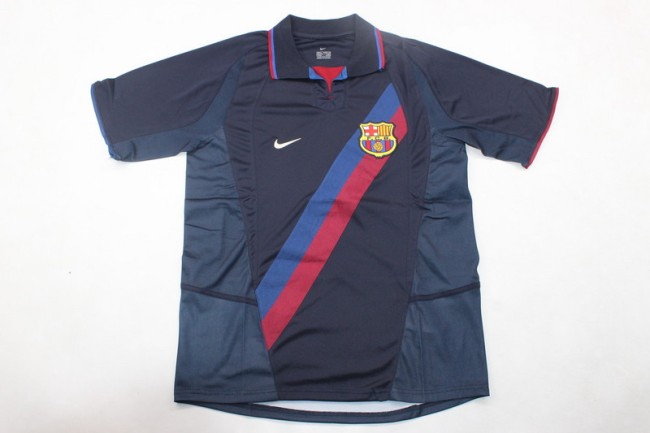 Retro Jersey Barcelona 2002-2003 Third Away Soccer Jersey Vintage Football Shirt