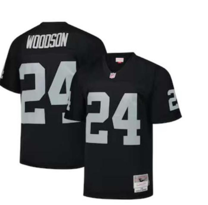 2025 Oakland Raiders 24 Charles Woodson Black Vapor Untouchable Limited Jersey