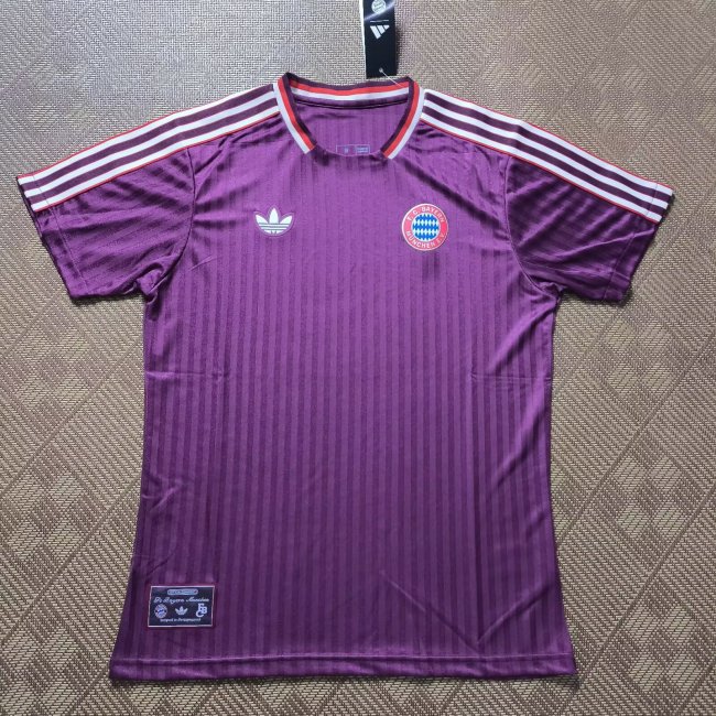 Fan Version FC Bayern 2025 Terrace Icons Jersey Bayern Munchen Football Shirt