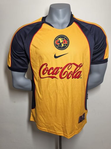 Retro Jersey 2001-2002 Club America Aguilas Home Soccer Jersey Vintage Football Shirt