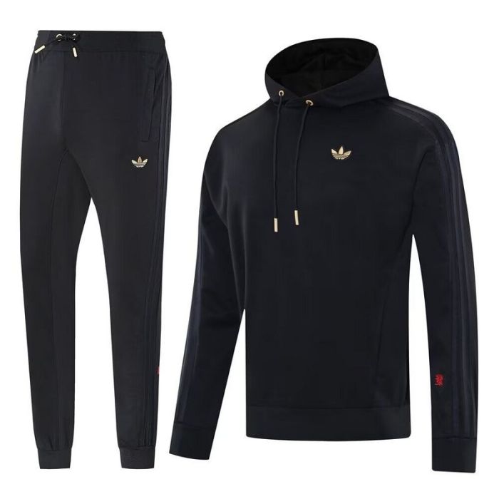 AD 2025 Snake Soccer Windbreak Jacket with Hat and Pants Football Tracksuit