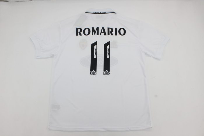 Retro Jersey 1996-1997 Valencia ROMARIO 11 Home Soccer Jersey Vintage Football Shirt