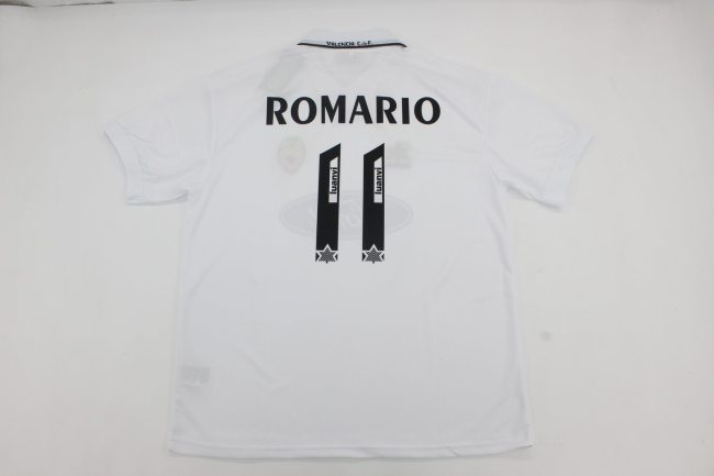 Retro Jersey 1996-1997 Valencia ROMARIO 11 Home Soccer Jersey Vintage Football Shirt