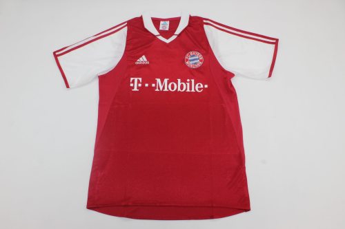 Retro Jersey 2003-2004 Bayern Munich BALLACK 13 Home Soccer Jersey Vintage Football Shirt
