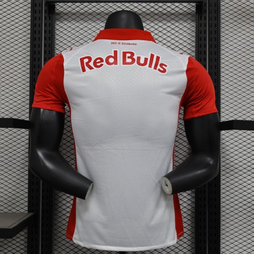 Player Version 2025-2026 Red Bull Salzburg Home Soccer Jersey