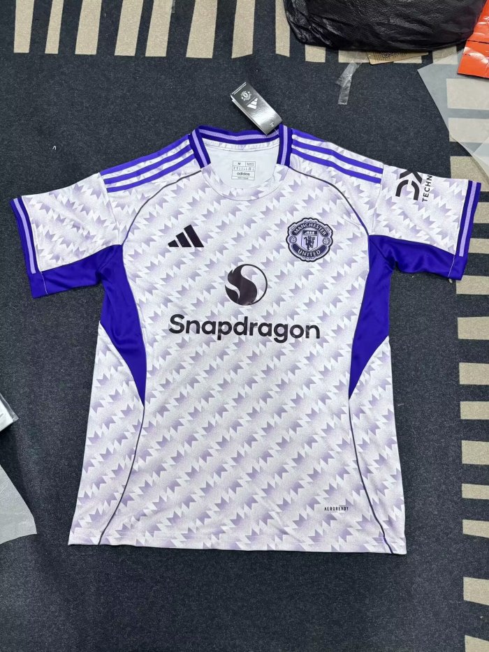 Fan Version Manchester United 2025-2026 Away Soccer Jersey Man United Football Shirt