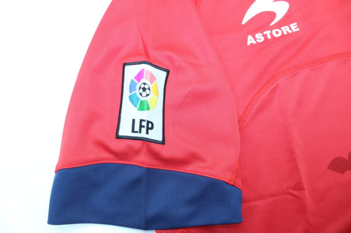 with LFP Patch Retro Jersey 2010-2012 Osasuna Home Soccer Jersey Camisetas de Futbol