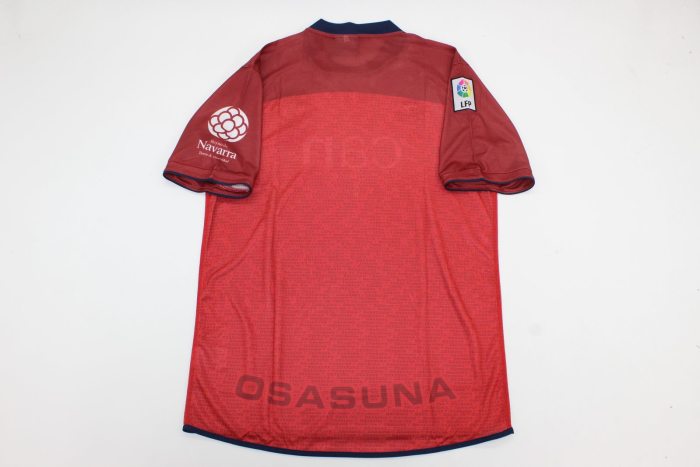 with LFP Patch Retro Jersey 2004-2005 Osasuna Home Soccer Jersey Camisetas de Futbol