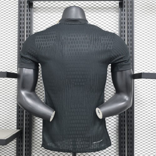 Player Version 2025 Netherlands Black Goalkeeper Soccer Jersey Holland Football Shirt