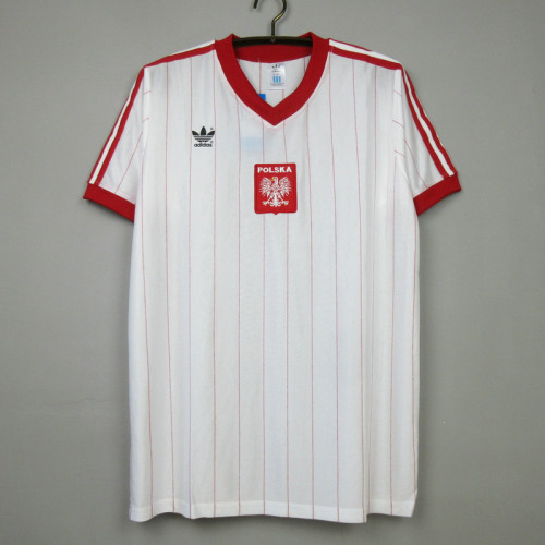 Retro Jersey 1982 Poland Home Soccer Jersey Vintage Football Shirt