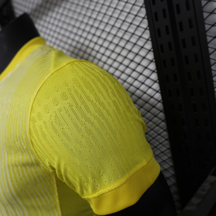 Player Version 2025 France Yellow Goalkeeper Soccer Jersey Football Shirt