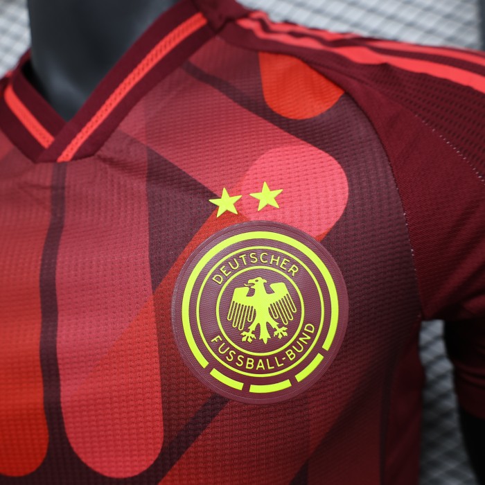 Player Version 2025 Germany Away Soccer Jersey Deutsch Football Shirt