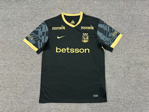 Fans Version 2025-2026 Atletico Nacional de Medellin Away Black Soccer Jersey