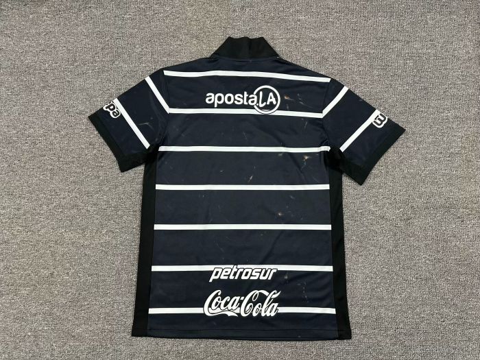 Fan Version 2025-2026 Olimpia Away Black Football Shirt Soccer Jersey