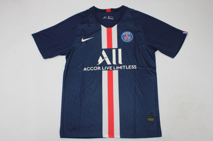 Retro Jersey 2019-2020 PSG Home Soccer Jersey Vintage Paris Football Shirt