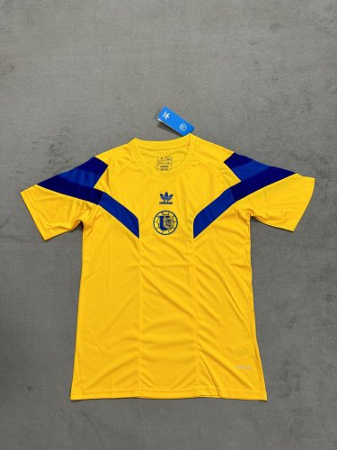 Retro Model 2024-2025 Tigres UANL Yellow Soccer Jersey Football Shirt