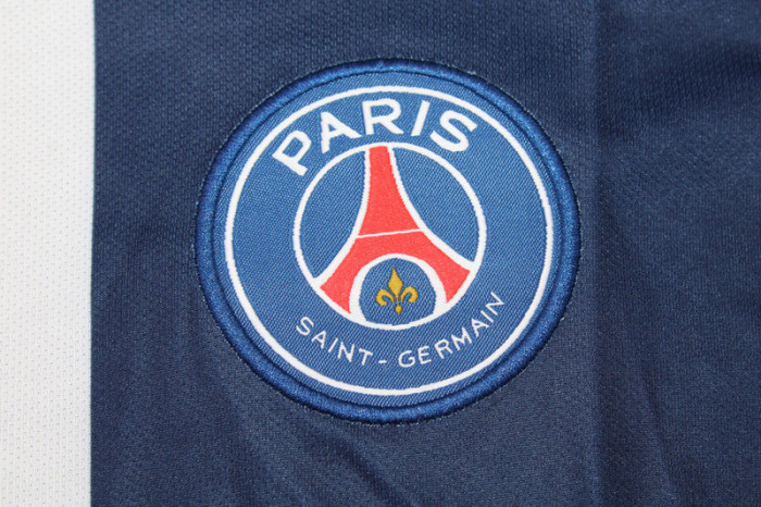 with Front Lettering+UCL Patch Retro Jersey 2019-2020 PSG Home Soccer Jersey Vintage Paris Football Shirt