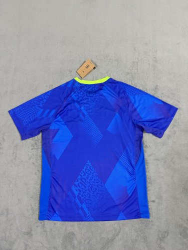 Fan Version 2025 Brazil Away Blue Soccer Jersey Brasil Camisetas de Futbol