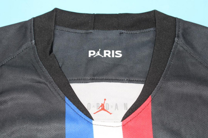 Retro Jersey 2019-2020 PSG 4th Away Black Soccer Jersey Vintage Paris Football Shirt