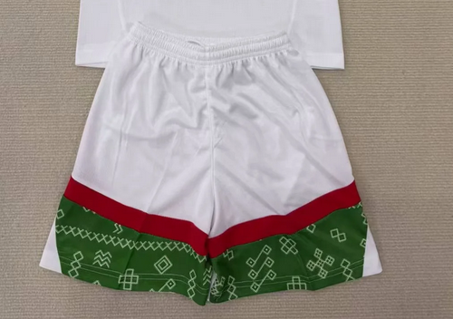 Fan Version Morocco 2025 Away White Soccer Shorts Football Shorts