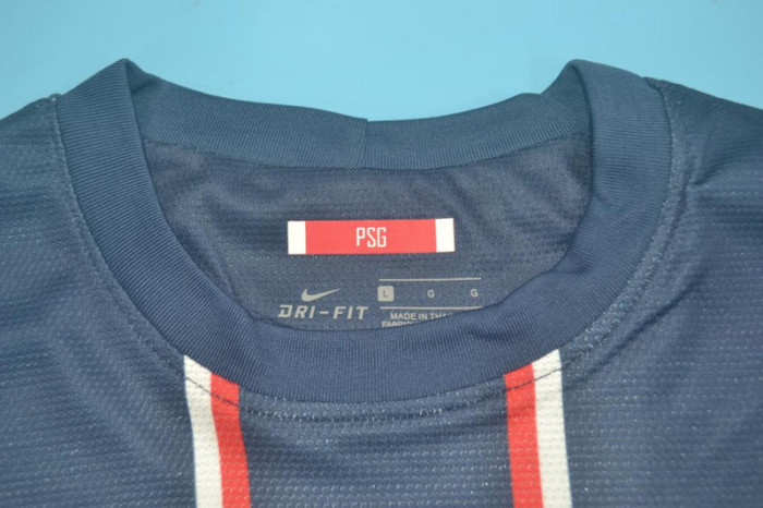 with UCL Patch Retro Jersey 2012-2013 PSG Home Soccer Jersey Vintage Paris Football Shirt