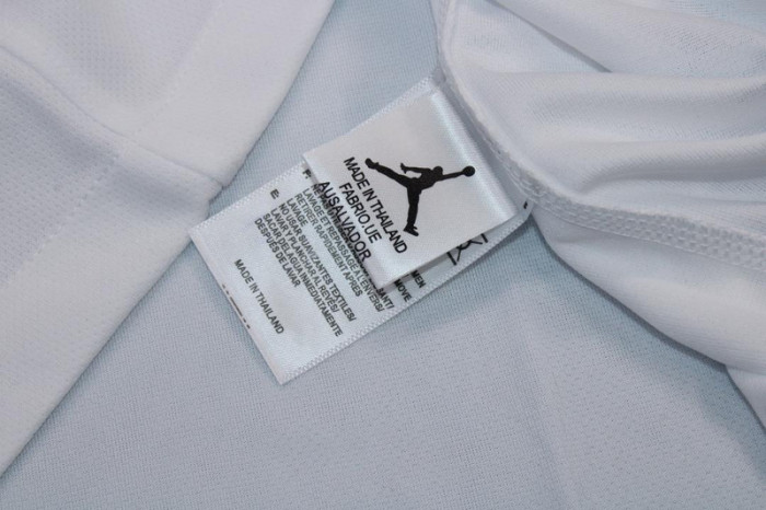 Retro Jersey Long Sleeve 2018-2019 PSG Away White Soccer Jersey Vintage Football Shirt