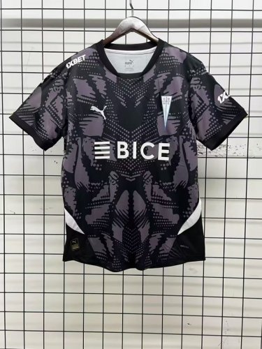 Fan Version 2025-2026 Catholic University Black Goalkeeper Soccer Jersey Universidad Catolica Football Shirt