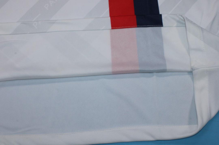 with Ligue 1 Patch Retro Jersey 2019-2020 PSG Third White Soccer Jersey Vintage Paris Football Shirt