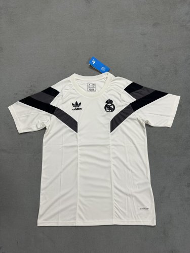 Retro Model Real Madrid 2025-2026 White Special Version Soccer Jersey Real Football Shirt
